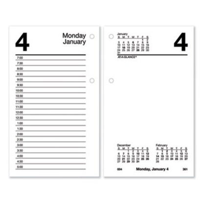 Picture of Recycled Desk Calendar Refill, 3.5 x 6, White, 2022AAG-E717R50