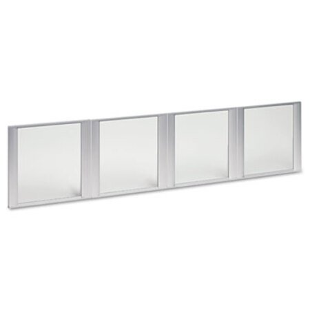 Picture of Glass Door Set With Silver Frame For 72" Wide Hutch, 17w x 16h, Clear, 4 Doors/SetALE-VA301730