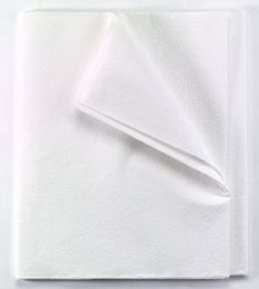 Picture of Stretcher Sheet Tidi® Everyday Flat 40 X 72 Inch White Tissue / Poly Disposable918272