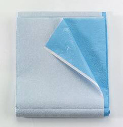 Picture of Stretcher Sheet Tidi® Everyday Flat 40 X 90 Inch Blue Tissue / Poly Disposable980929
