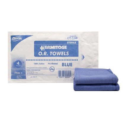Picture of O.R. Towel Dukal™ 17 W X 26 L Inch Blue SterileCT-04B
