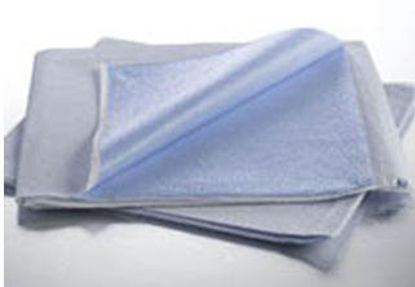 Picture of Stretcher Sheet Standard 40 W X 90 L Inch Blue Tissue / Poly / Tissue Disposable70323N