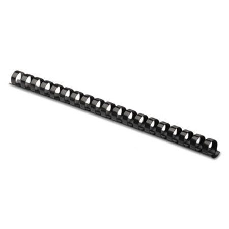 Picture of Plastic Comb Bindings, 1/2" Diameter, 90 Sheet Capacity, Black, 100 Combs/PackFEL-52326