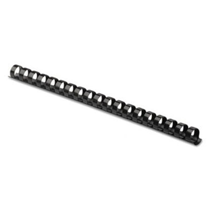 Picture of Plastic Comb Bindings, 1/2" Diameter, 90 Sheet Capacity, Black, 100 Combs/PackFEL-52326