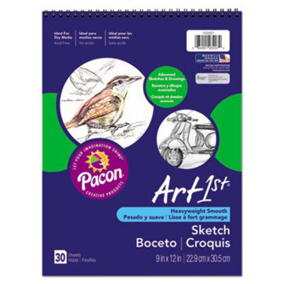 Picture of Art1st Artist's Sketch Book, 80 lb, 9 x 12, White, 30 SheetsPAC-103207