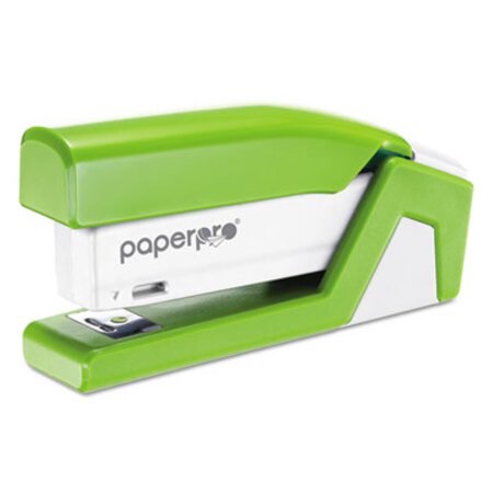 Picture of InJoy Spring-Powered Compact Stapler, 20-Sheet Capacity, GreenACI-1513