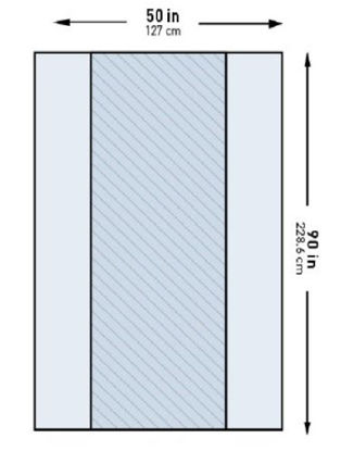 Picture of Table Drape McKesson 50 X 90 Inch Back Table16-I80-13103-S
