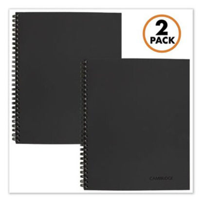 Picture of Wirebound Meeting Notes Notebook Plus Pack, Black, 11 x 8.88, 80 Sheets, 2/PackMEA-06341