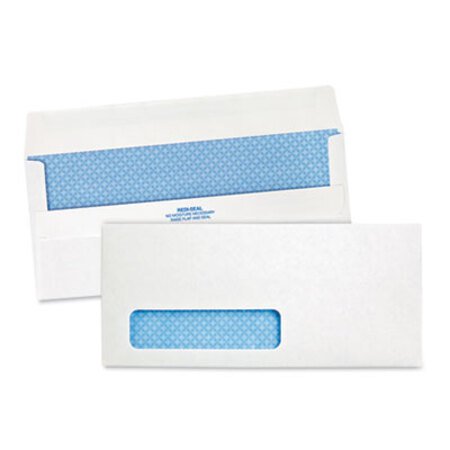 Picture of Redi-Seal Envelope, #10, Commercial Flap, Redi-Seal Closure, 4.13 x 9.5, White, 500/BoxQUA-21418