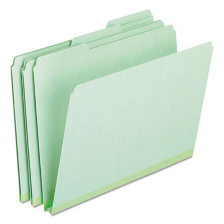 Picture of Pressboard Expanding File Folders, 1/3-Cut Tabs, Letter Size, Green, 25/BoxPFX-17167