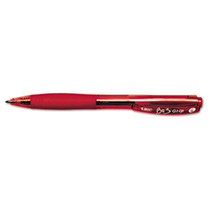 Picture of BU3 Ballpoint Pen, Retractable, Bold 1 mm, Red Ink, Red Barrel, DozenBIC-BU311RD