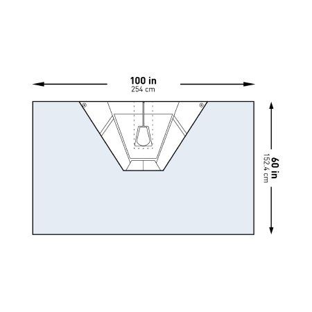 Picture of Orthopedic Drape McKesson Heavy-Duty Shoulder Arthroscopy Drape 100 W X 60 L Inch Sterile183-I80-09172-S