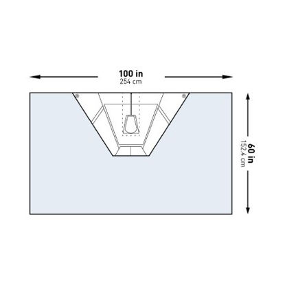 Picture of Orthopedic Drape McKesson Heavy-Duty Shoulder Arthroscopy Drape 100 W X 60 L Inch Sterile183-I80-09172-S