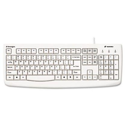Picture of Pro Fit USB Washable Keyboard, 104 Keys, WhiteKMW-64406