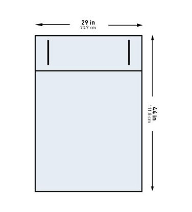 Picture of Obstetrics / Gynecology Drape McKesson Under Buttocks Drape 29 W X 44 L Inch Sterile183-I80-14108-S