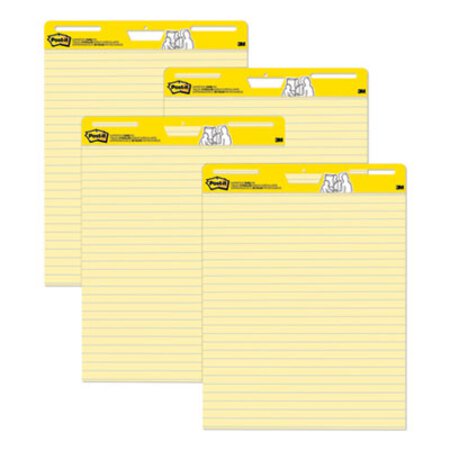 Picture of Self-Stick Easel Pads, 25 x 30, Yellow, 30 Sheets, 4/CartonMMM-561VAD4PK