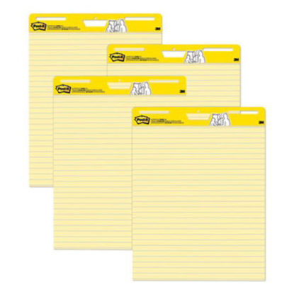 Picture of Self-Stick Easel Pads, 25 x 30, Yellow, 30 Sheets, 4/CartonMMM-561VAD4PK