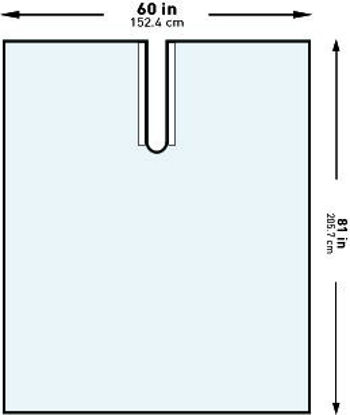 Picture of Orthopedic Drape McKesson Impervious U-Drape 60 W X 81 L Inch Sterile183-I80-09147-S