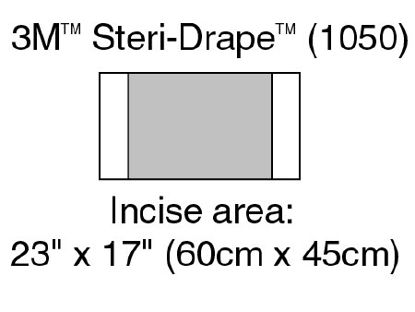 Picture of Surgical Drape 3M™ Steri-Drape™ Large Incise Drape 17 W X 23 L Inch Sterile1050