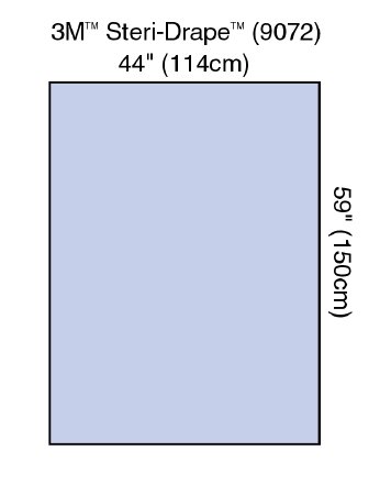 Picture of General Purpose Drape 3M™ Steri-Drape™ Drape Sheet / Back Table Cover 44 W X 59 L Inch Sterile9072