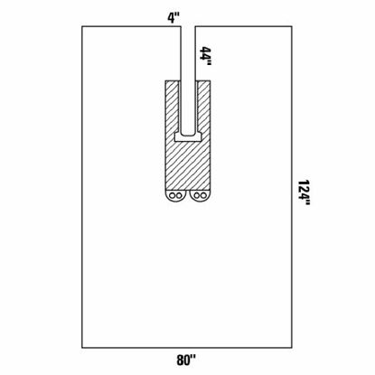 Picture of Surgical Drape U-Drape 80 W X 124 L Inch Sterile89079