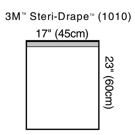 Picture of Surgical Drape 3M™ Steri-Drape™ Large Towel Drape 17 W X 23 L Inch NonSterile1010NSD