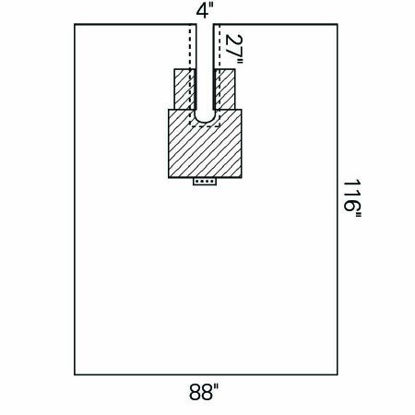 Picture of Surgical Drape Orthoarts® Body Split Drape 88 W X 116 L Inch Sterile89275