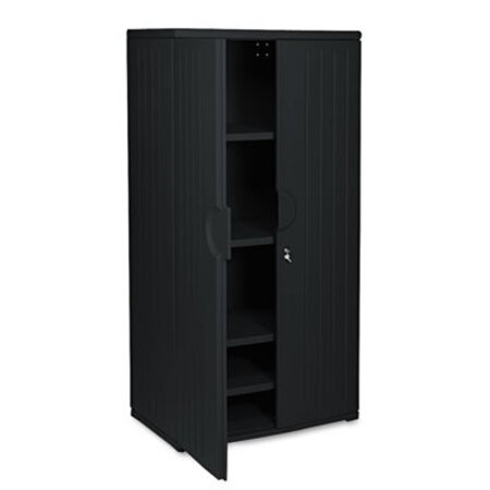 Picture of Rough n Ready Storage Cabinet, Four-Shelf, 36 x 22 x 72, BlackICE-92571