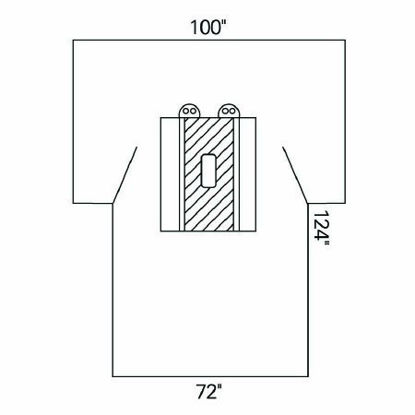 Picture of Abdominal Drape Laparotomy Drape 100 W X 72 W X 124 L Inch Sterile89235
