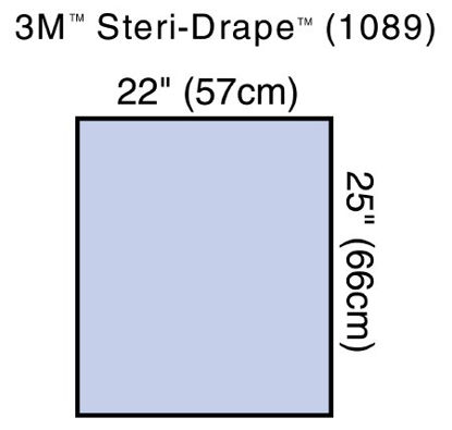 Picture of General Purpose Drape 3M™ Steri-Drape™ Utility Sheet 22 W X 25 L Inch Sterile1089