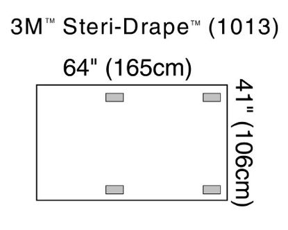 Picture of C-Arm Drape 3M™ Steri-Drape™ 64 X 41 Inch X-Ray Image Intensifier1013