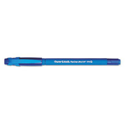 Picture of FlexGrip Ultra Ballpoint Pen, Stick, Fine 0.8 mm, Blue Ink, Blue Barrel, DozenPAP-9660131
