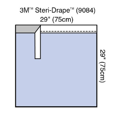 Picture of Surgical Drape 3M™ Steri-Drape™ Towel Drape 29 W X 29 L Inch Sterile9084
