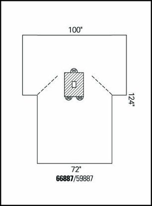 Picture of Abdominal Drape Pediatric Laparotomy Drape 100 W X 72 W X 124 L Inch Sterile66887