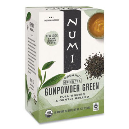Picture of Organic Teas and Teasans, 1.27 oz, Gunpowder Green, 18/BoxNUM-10109