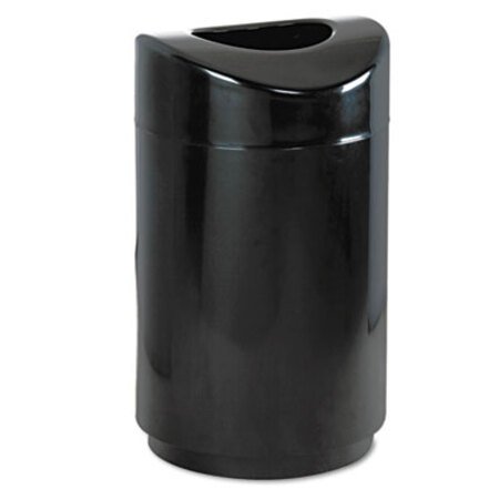 Picture of Eclipse Open Top Waste Receptacle, Round, Steel, 30 gal, BlackRCP-R2030EBK