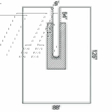 Picture of Surgical Drape Large Ortho U-Drape 88 W X 125 L Inch Sterile89311