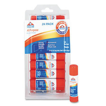 Picture of Disappearing Glue Stick, 0.21 oz, Applies White, Dries Clear, 24/PackEPI-E553