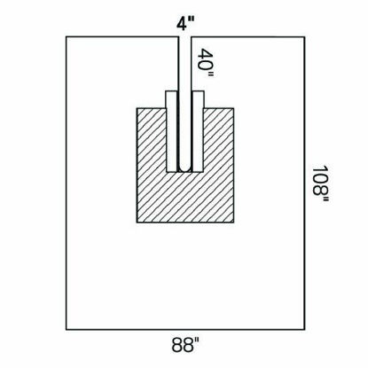 Picture of Surgical Drape Orthoarts® U-Drape 88 W X 108 L Inch Sterile89347