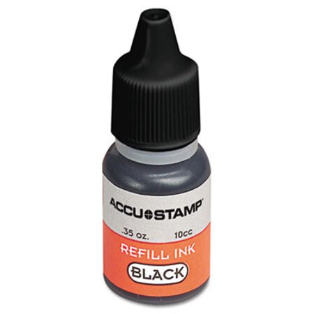 Picture of ACCU-STAMP Gel Ink Refill, Black, 0.35 oz BottleCOS-090684