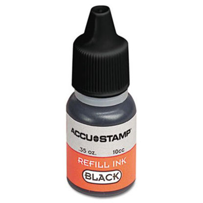 Picture of ACCU-STAMP Gel Ink Refill, Black, 0.35 oz BottleCOS-090684
