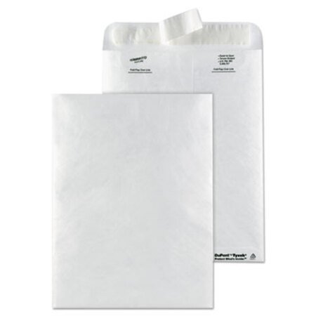 Picture of Catalog Mailers, DuPont Tyvek, #10 1/2, Squar Flap, Redi-Strip Closure, 9 x 12, White, 50/BoxQUA-R1462