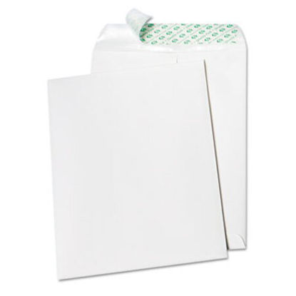 Picture of Tech-No-Tear Catalog Envelope, #10 1/2, Cheese Blade Flap, Self-Adhesive Closure, 9 x 12, White, 100/BoxQUA-77390