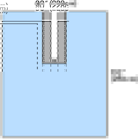 Picture of Surgical Drape 3M™ Steri-Drape™ Split Sheet 89 X 102 Inch Sterile9045