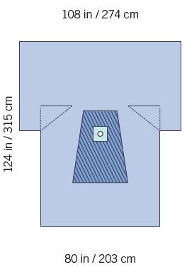 Picture of Orthopedic Drape SteriGuard® Lower Extremity Drape 108 W X 80 W X 124 L Inch SterileI80-09158G-S