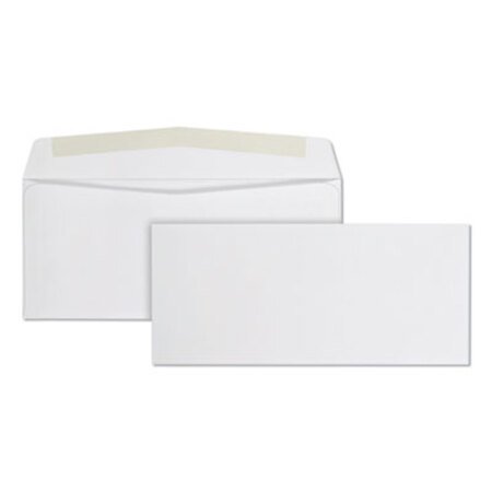 Picture of Business Envelope, #10, Commercial Flap, Gummed Closure, 4.13 x 9.5, White, 500/BoxQUA-90020