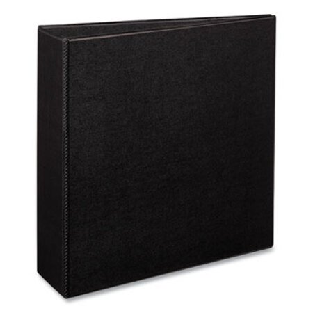Picture of Durable Non-View Binder with DuraHinge and EZD Rings, 3 Rings, 3" Capacity, 11 x 8.5, Black, (7701)AVE-07701