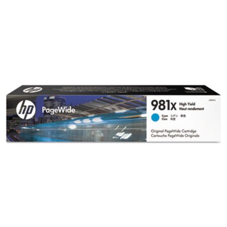 Picture of HP 981X, (L0R09A) High-Yield Cyan Original PageWide CartridgeHEW-L0R09A