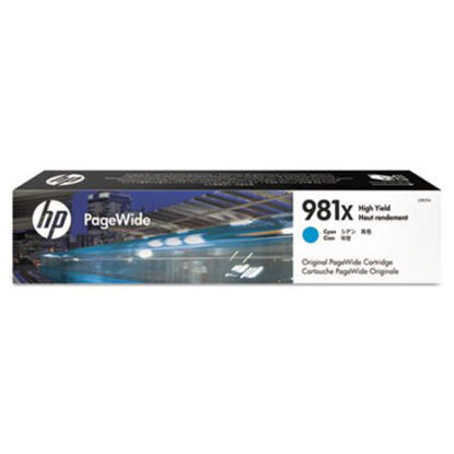 Picture of HP 981X, (L0R09A) High-Yield Cyan Original PageWide CartridgeHEW-L0R09A
