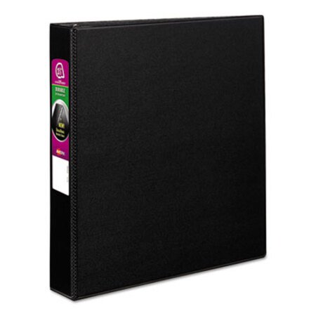 Picture of Durable Non-View Binder with DuraHinge and Slant Rings, 3 Rings, 1.5" Capacity, 11 x 8.5, BlackAVE-27350